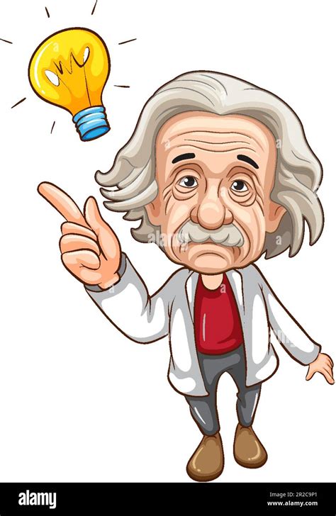 albert einstein cartoon